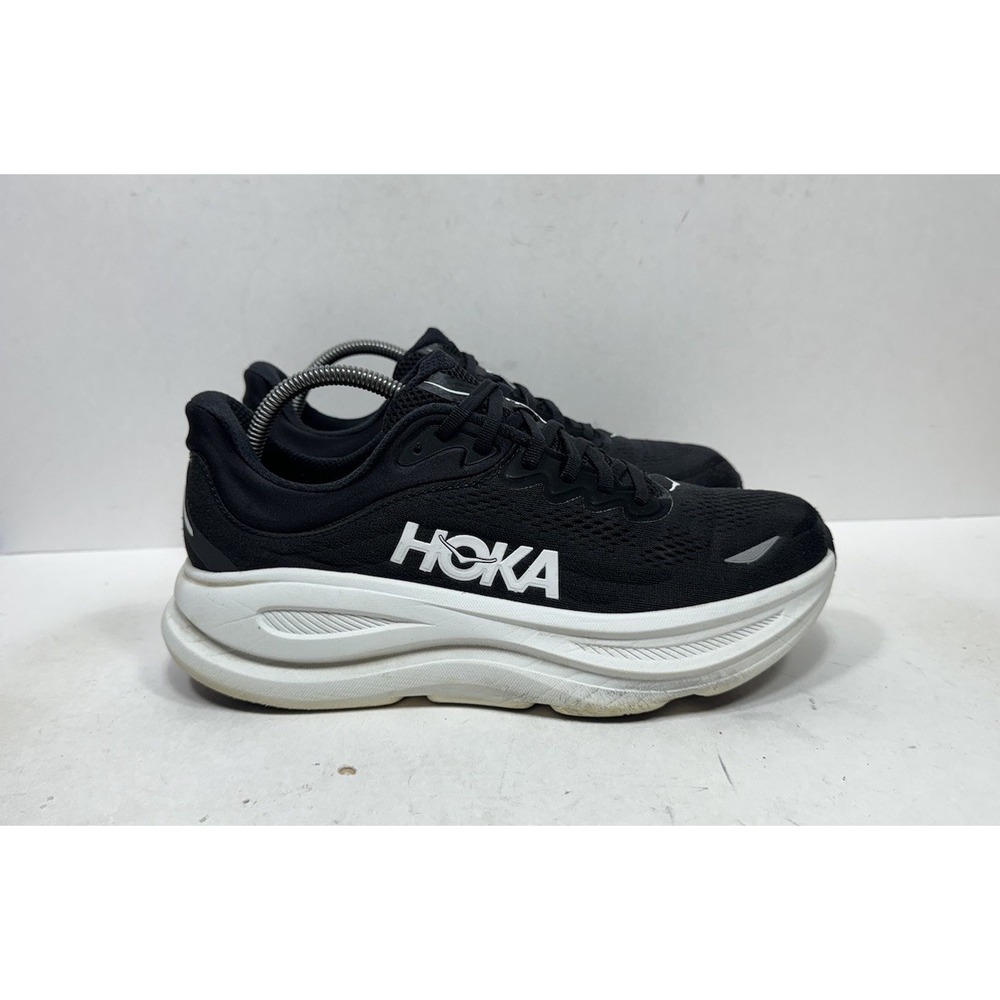 Hoka One One Bondi 9 Running Shoes Women's Size 10 Sneakers 1162012 BWHT